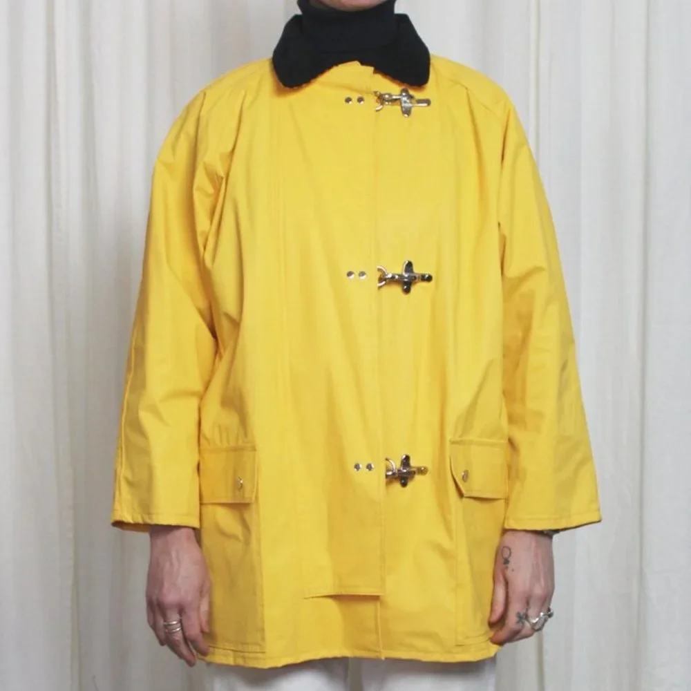 Vintage Rain Jacket / Yellow - Picture 2 of 4
